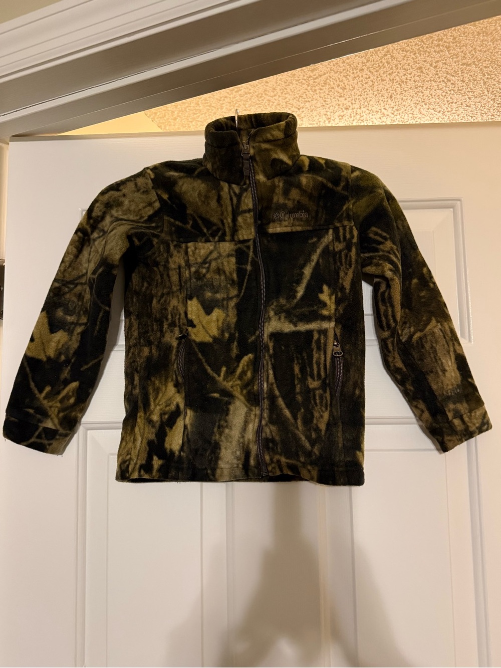 Columbia Boys S S 8 Steens Mountain Camo Fleece Jacket Full Zip Real Tree